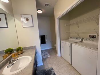 Full-size high-efficiency washer & dryer